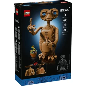 Imagen de la caja del set de lego de et