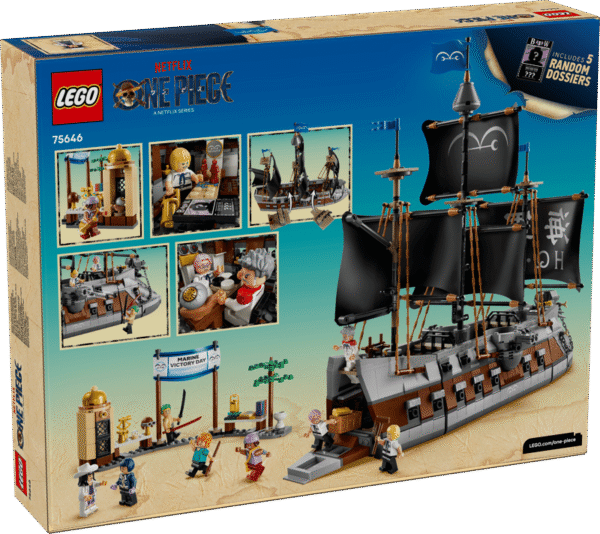 lego one piece barco garp LEGO ONE PIECE BARCO 75646