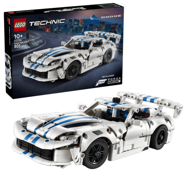 IMAGEN DODGE VIPER2 Imagen del auto junto a su empaque de caja de color negro