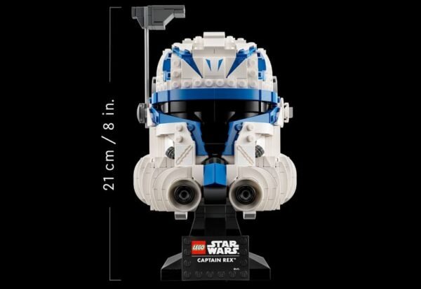 lego casco capitan rex frontal LEGO CASCO CAPITAN REX